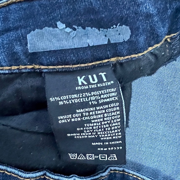 KUT from the Kloth Connie Ankle Skinny Jeans - Size 4 - Picture 7 of 10